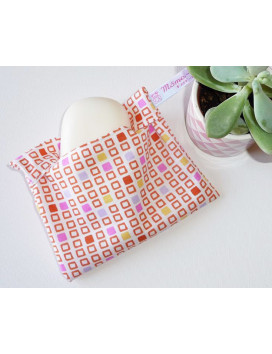Bolsa impermeable lavable y reutilizable CUBO RETRO
