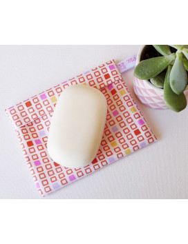 Washable and reusable waterproof pouch RETRO CUBE