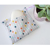 Waschbarer und wiederverwendbarer wasserdichter Beutel RETRO CUBE