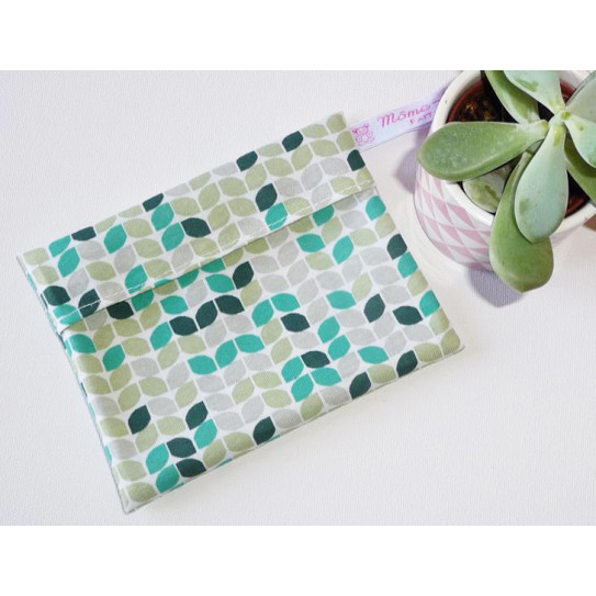 Pochette imperméable lavable et réutilisable GREEN RETRO
