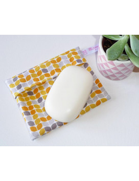 Washable and reusable waterproof pouch ORANGE RETRO