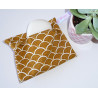Pochette imperméable lavable et réutilisable ECAILLES CURRY