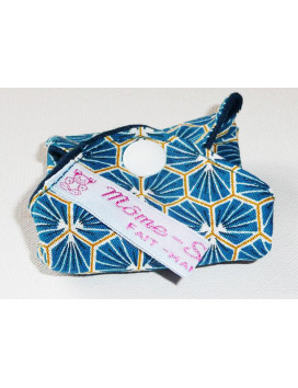Wasbare stringbeschermer RIAD BLAUWE EEND (16 cm)