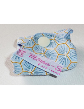 Wasbare stringbeschermer RIAD HEMELSBLAUW (16 cm)