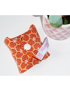 Wasbare stringbeschermer RIAD ORANJE (16 cm)
