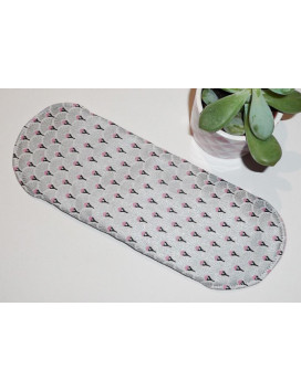 Servilleta sanitaria lavable ABANICOS DE PLATA (M)