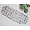 Servilleta sanitaria lavable ABANICOS DE PLATA (M)