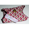 Serviette hygiénique lavable EVENTAILS BORDEAUX (S)