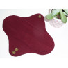 Serviette hygiénique lavable EVENTAILS BORDEAUX (S)