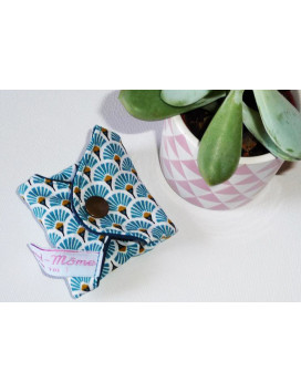 Wasbare stringbeschermer BLAUWE EEND FANS (16 cm)