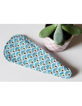 Wasbare stringbeschermer BLAUWE EEND FANS (16 cm)