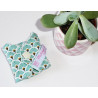 Wasbare stringbeschermer TURKOOIS FANS (16 cm)