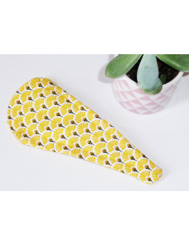 Wasbare stringbeschermer GEEL FANS (16 cm)