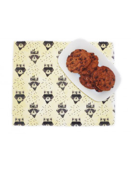 Set of 2 round bee's Wrap (L)