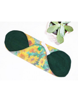 Washable sanitary napkin THE SUNFLOWERS (M)