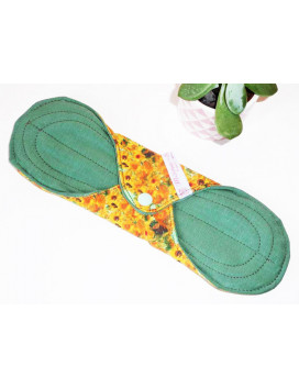Washable sanitary napkin THE SUNFLOWERS (L)