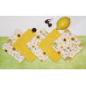 Grandes toallitas lavables (juego de 5) YELLOW LIFE
