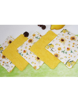 Grandes toallitas lavables (juego de 5) YELLOW LIFE