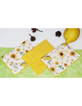 Große waschbare Tücher (3er-Set) DAISY