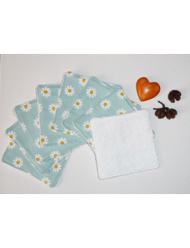 Large washable wipes (pack of 8) DAISY