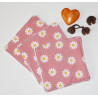 Grandes toallitas lavables (juego de 3) DAISY