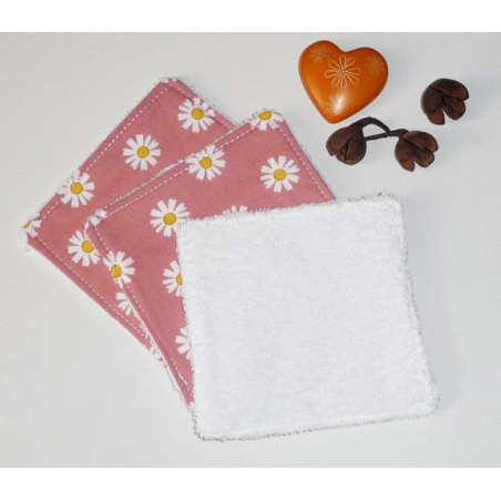 Grandes toallitas lavables (juego de 3) DAISY Grandes toallitas lavables (juego de 3) DAISY