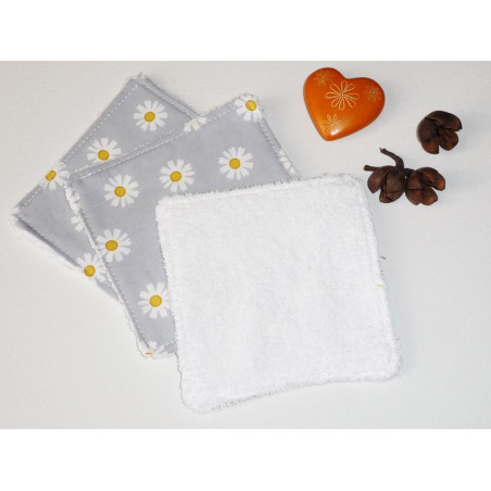 Grandes toallitas lavables (juego de 3) DAISY Grandes toallitas lavables (juego de 3) DAISY