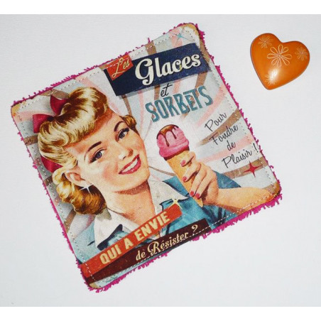 Wasbaar washandje zero waste RETRO VINTAGE Wasbaar washandje zero waste RETRO VINTAGE