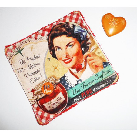 Waschbarer Waschlappen Zero Waste RETRO VINTAGE Waschbarer Waschlappen Zero Waste RETRO VINTAGE