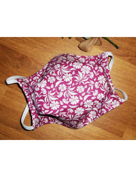 Masque en tissu lavable réversible GARDEN