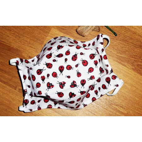 LADYBUG reversible washable fabric mask LADYBUG reversible washable fabric mask