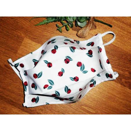 Máscara de tela lavable reversible MARIQUITA Máscara de tela lavable reversible MARIQUITA