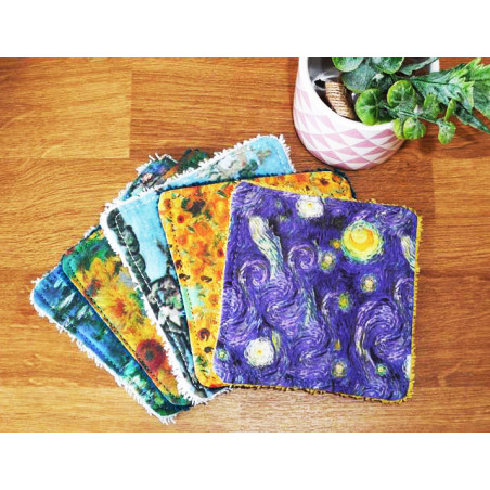Large washable wipes (set of 5) THE PAINTERS Large washable wipes (set of 5) THE PAINTERS