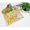 Washable and reusable waterproof pouch ORANGE RETRO