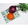 Waschbarer und wiederverwendbarer wasserdichter Beutel GREEN RETRO