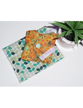 Waschbarer und wiederverwendbarer wasserdichter Beutel GREEN RETRO