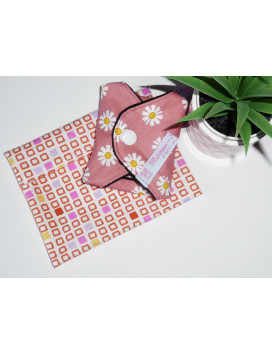 Washable and reusable waterproof pouch RETRO CUBE