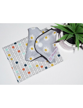 Washable and reusable waterproof pouch RETRO CUBE