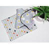 Washable and reusable waterproof pouch RETRO CUBE