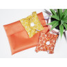 Bolsa impermeable lavable y reutilizable NARANJA