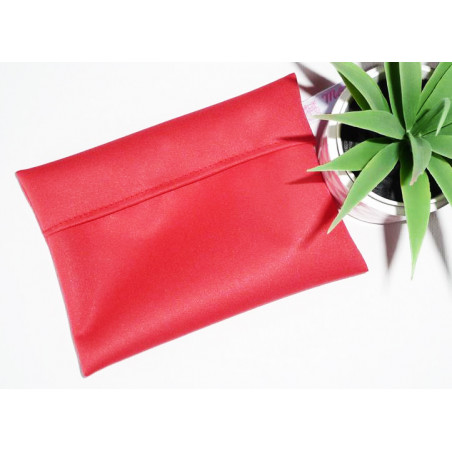 Washable and reusable waterproof pouch RED Washable and reusable waterproof pouch RED