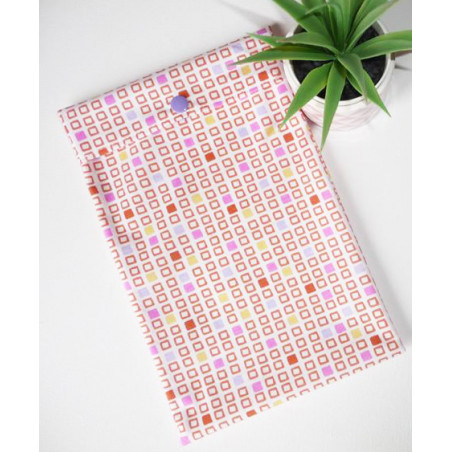 Washable and reusable freezer bag RETRO CUBE (HALF-LONG) Washable and reusable freezer bag RETRO CUBE (HALF-LONG)