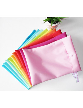 Wasbare en herbruikbare diepvrieszak FUCHSIA (HALF LANG)