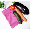 Bolsa congelador lavable y reutilizable FUCSIA (MEDIO LARGO)