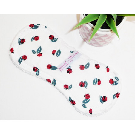 Protège-slip lavable sans ailettes COCCINELLE (19 cm)