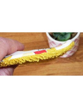 Protège-slip lavable sans ailettes ABEILLE (19 cm)