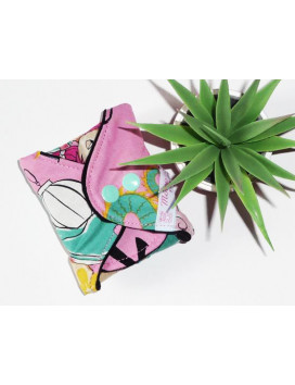 Serviette hygiénique lavable MANGA (XL / NUIT)