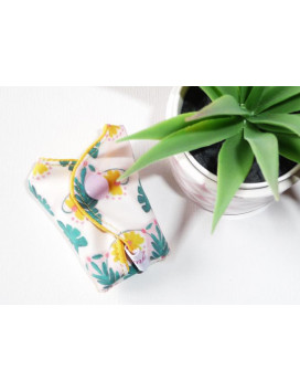 ÚTERO FLORAL Protector de cuerda lavable (17 cm)