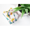 Wasbare stringbeschermer BLOEMEN BAARMOEDER (17 cm)