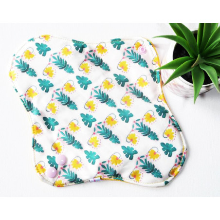 Serviette hygiénique lavable UTERUS FLORAL (M)